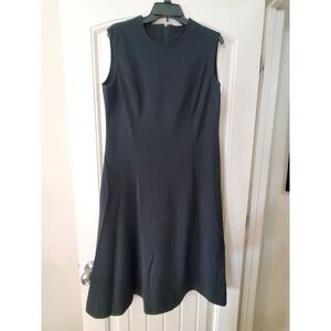 L/XL Vintage 60s 70s Little Black Dress Cocktail Sleeveless Maizel